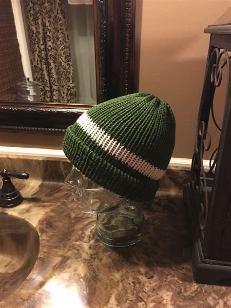 An Addi King hat I made. | Addi knitting machine, King hat, Machine ...