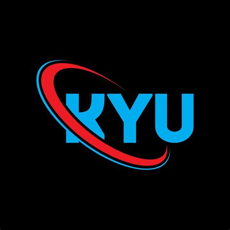 KYU logo. KYU letter. KYU letter logo design. Initials KYU logo linked ...