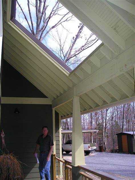 front porch with a star gazing skylight | House with porch, Porch patio, Screened front porches