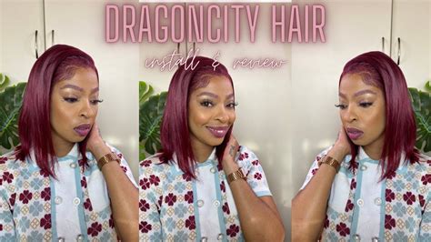 Frontal Bob wig install |Dragon city hair~ South African YouTuber - YouTube