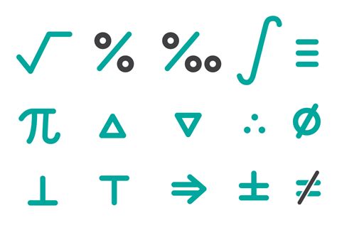 Free Math Icons Pack Vector - Download Free Vector Art, Stock Graphics & Images