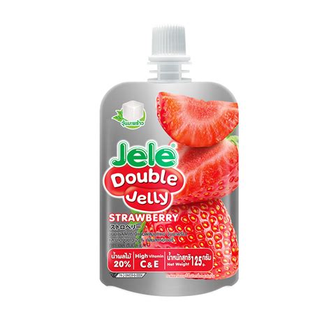 Jele Double Jelly Strawberry Flavour | M.A.Oriental Foods Ltd