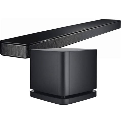 Bose® Soundbar 500 with Voice Control & Bass Module 500 Subwoofer Home ...