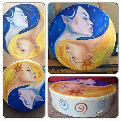 A Gallery of Hand Painted Shamanic Drum Art | Drums art