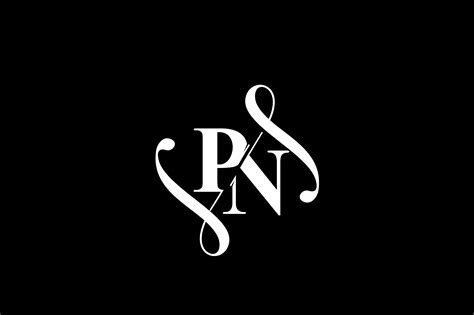 PN Monogram logo Design V6 By Vectorseller | TheHungryJPEG