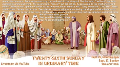 26th Sunday in Ordinary Time - YouTube