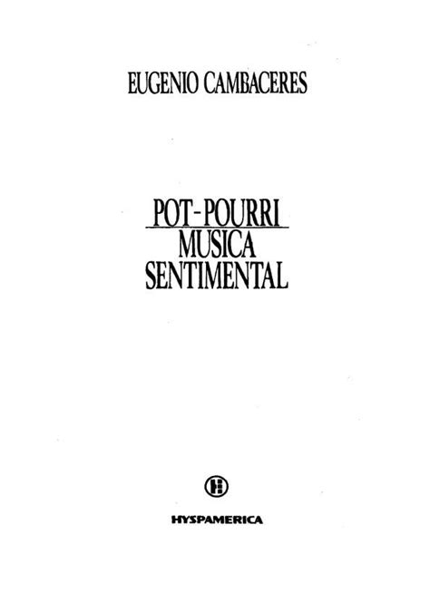 Pot-pourri ; Musica sentimental | Biblioteca Virtual Miguel de Cervantes