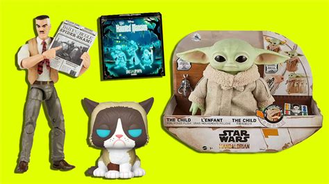 Toy News: Baby Yoda, Grump Cat Funkos, a Haunted Mansion game, and more ...