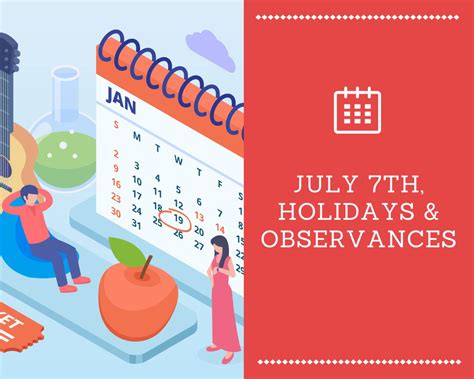 July 7th, 2023 Holidays and Observances