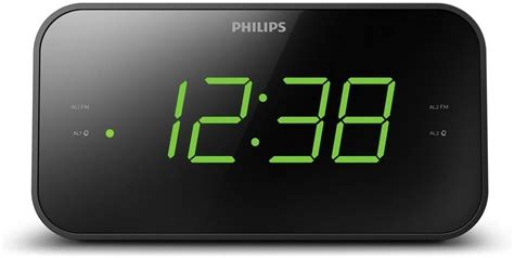 Philips Wake-Up Alarm Clock With Radio, Radio With Display Bedside ...