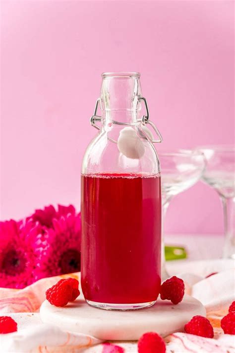 Raspberry Simple Syrup Recipe - Sugar and Soul