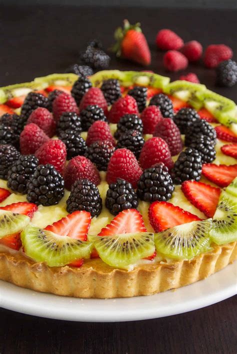 Berry Custard Tart