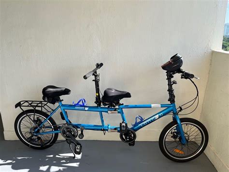 Folding Tandem bicycle 7 speed, Sports Equipment, Bicycles & Parts ...