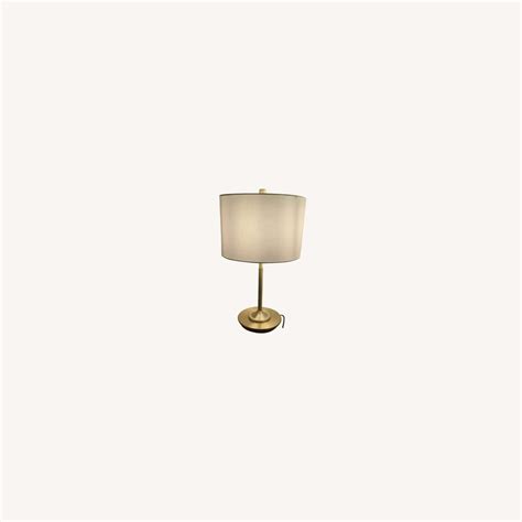 Safavieh Set of Table Lamps, Brass Gold - AptDeco