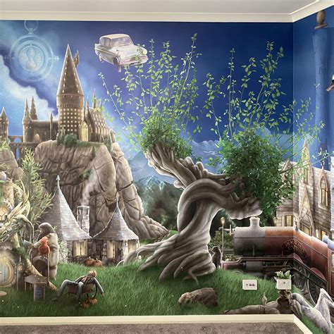 A Wizards World - Custom wallpaper wall mural