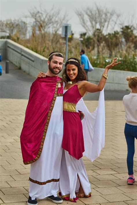 Tel Aviv - 20 February 2017: People Wearing Costumes in Israel D Editorial Photo - Image of ...