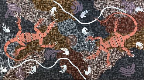 "Parrente" Goanna Dreaming by Clifford Possum Japaltjarri - Jinta Art ...