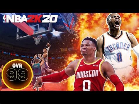 RUSSELL WESTBROOK INSANE POSTERIZE CONTACT DUNKS NBA2K20 MOBILE IOS ...