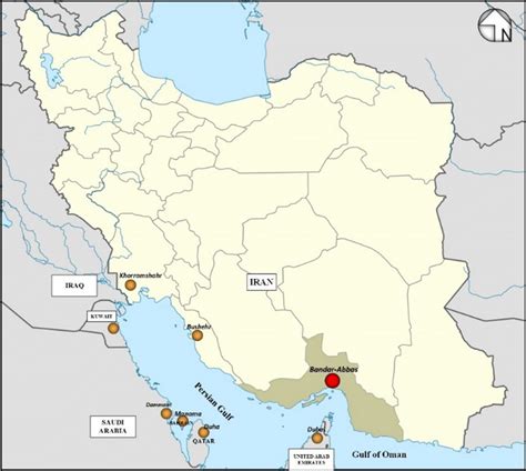 Location of Bandar-Abbas County | Download Scientific Diagram