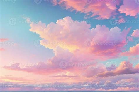 Pastel Sky Background, Dreamy Sky Background, Pastel Sky Wallpaper ...