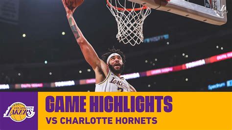 HIGHLIGHTS | Lakers vs Hornets (10/27/19) - YouTube