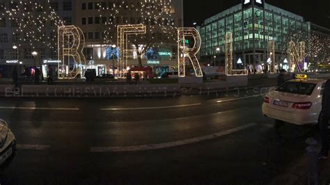 Berlin Christmas Lights 2019 - YouTube