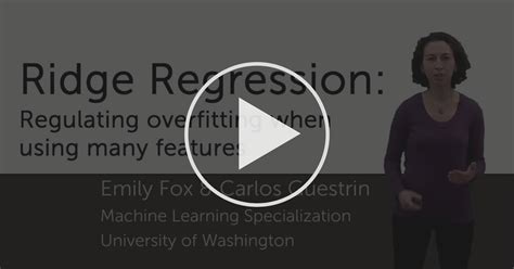 Symptoms of overfitting in polynomial regression - Ridge Regression ...