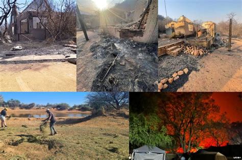 Here are the damages in the aftermath of Mabalingwe Nature Reserve FIRES