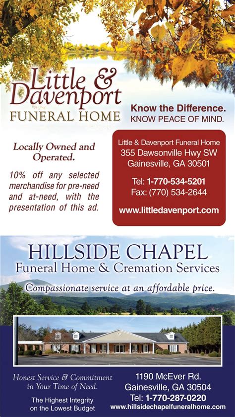 Christians In Business - Hillside Chapel Funeral Home - Details