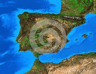 High Resolution Physical Map Of Spain And Portugal Ro - vrogue.co