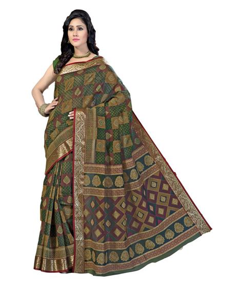 M.s.retail Multi Color Cotton Saree - Buy M.s.retail Multi Color Cotton ...