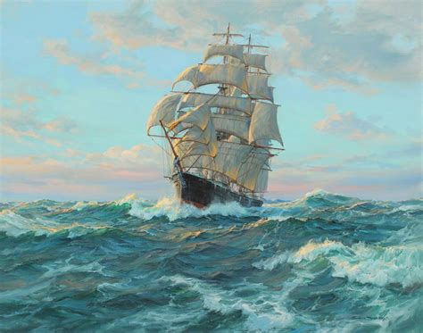 190: CHARLES VICKERY CLIPPER SHIP PAINTING