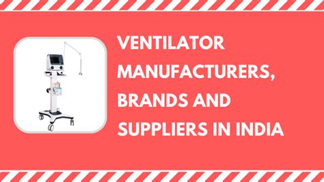 Ventilator Manufacturers, Brands and Suppliers in India - VMEDO Blog