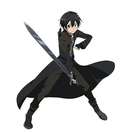 Kirito (SAO) (outfit 1) | Sword art online wallpaper, Sword art, Sword ...