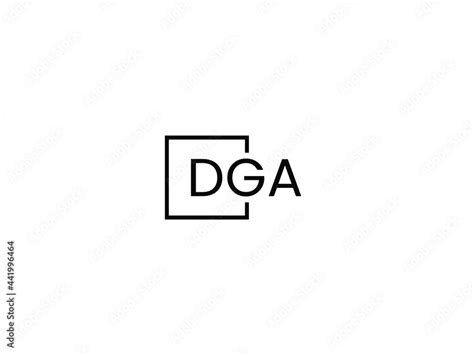 DGA letter initial logo design vector illustration Stock Vector | Adobe ...