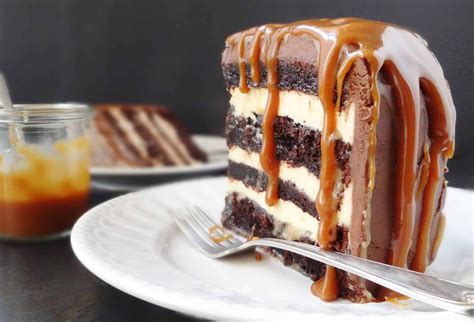 Salted Caramel Chocolate Fudge Cake - Domestic Gothess