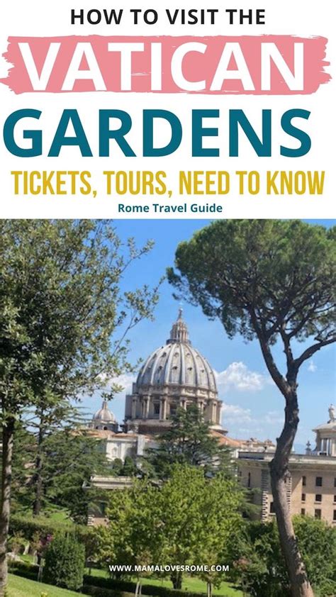 All you need to know for visiting the Vatican Gardens: how to book ...