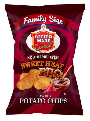 Better Made Special Southern Style Sweet Heat BBQ Potato Chips, 9.5 oz - Kroger