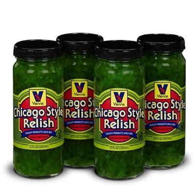 Vienna® Chicago Style Relish 12oz (4 Pack) - Walmart.com