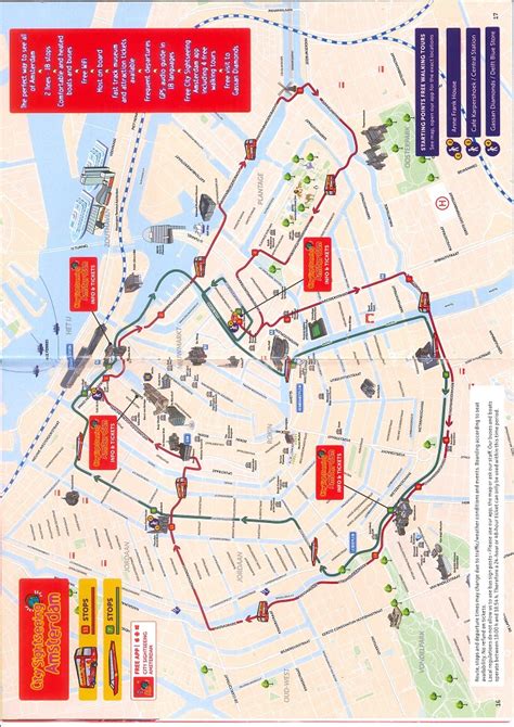 Amsterdam Attractions Map | FREE PDF Tourist City Tours Map Amsterdam 2024