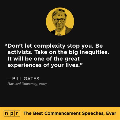 Bill Gates at Harvard University, June 7, 2007 : The Best Commencement ...