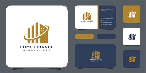 house and business finance logo design vector 7995284 Vector Art at Vecteezy