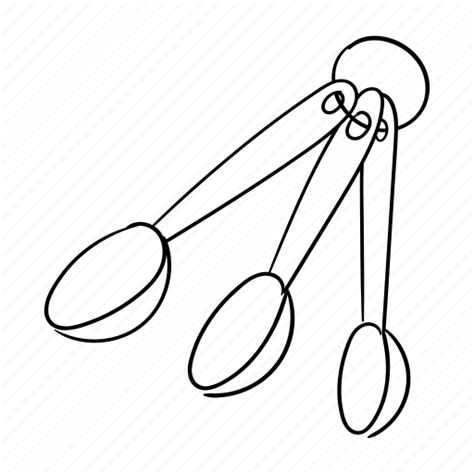 Baking, cake making, kitchen, measuring, spoons icon - Download on Iconfinder