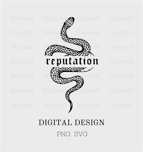 Taylor Swift Reputation Snake Png Svg, Reputation Merch, Swiftie Gift ...