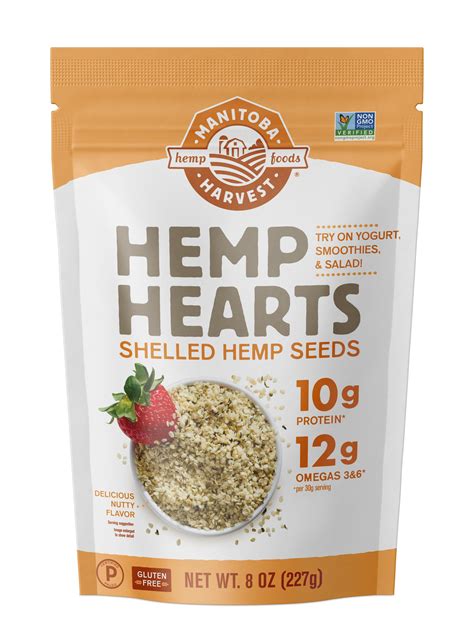 Manitoba Harvest Hemp Hearts Raw Shelled Hemp Seeds Natural, 8.0 OZ ...