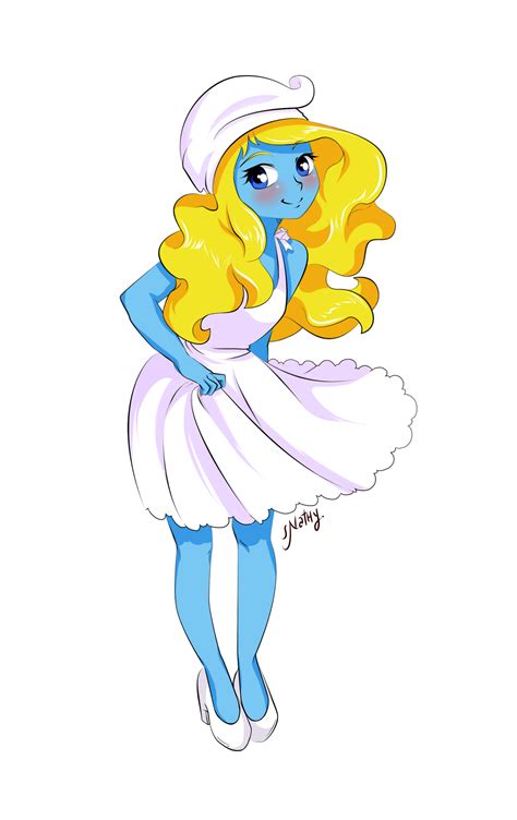 Smurfette by Naty-Ilustrada on DeviantArt