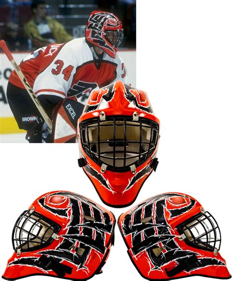 Lot Detail - John Vanbiesbrouck's 1998-99 Philadelphia Flyers Game-Worn Goalie Mask by Armadilla ...