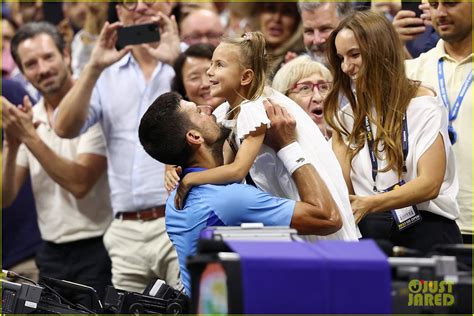 Novak Djokovic Celebrates U.S. Open Win With Wife Jelena & Their Two ...