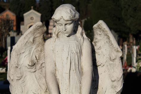 Free Images : black and white, monument, statue, italy, cemetery ...