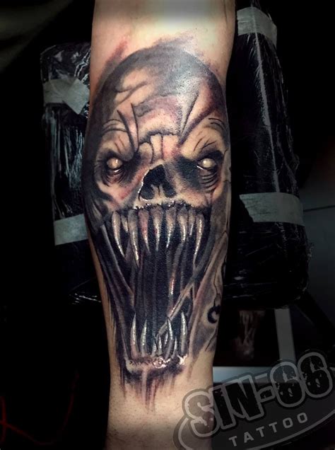 Evil Horror Tattoo - Viraltattoo